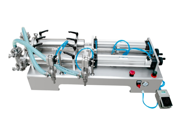 半自動雙頭液體灌裝機(jī)